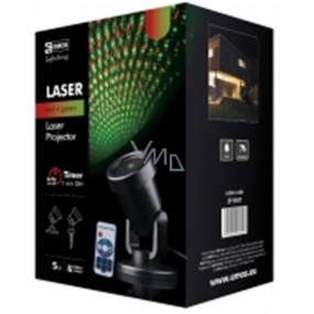 Emos Projektor laser červená + zelená + 5 m přívodní kabel