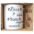 Bohemia Gifts Keramický hrnek s potiskem Život je nejistý. Sněz nejdříve moučník 350 ml