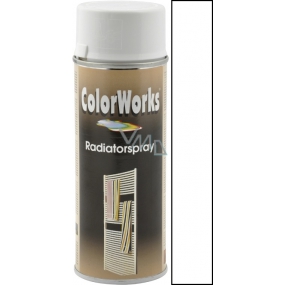 Color Works Radiatorspray alkydový lak bílý 400 ml sprej
