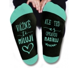 Nekupto Rodinné dárky s humorem Ponožky Vážně tě miluji, velikost 39-42