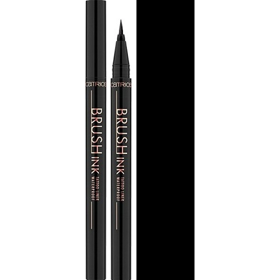 Catrice Brush Ink Tattoo Liner voděodolné oční linky 010 Black Waterproof 1 ml