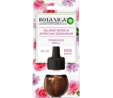 Air Wick Botanica Exotická růže a africká pelargónie elektrický osvěžovač náhradní náplň 19 ml