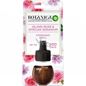 Air Wick Botanica Exotická růže a africká pelargónie elektrický osvěžovač náhradní náplň 19 ml