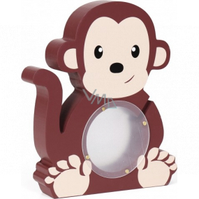 Albi Pokladnička dřevěná zvířátko Opička 22 x 5 x max 22 cm