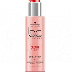 Schwarzkopf Professional BC Bonacure Peptide Repair Rescue Blow Defense vyživující a ochranný krém před tepelnou úpravou vlasů 145 ml