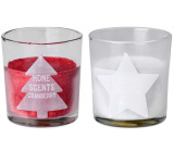 Adpal Stearin Home Scents vonná svíčka ve skle 70 x 75 mm mix barev