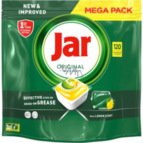 Jar Original All in One Lemon kapsle do myčky nádobí 120 kusů