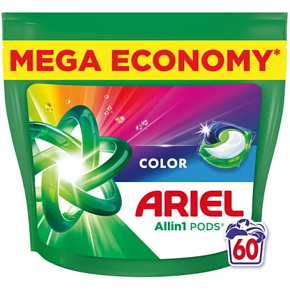Ariel kapsle na praní Color, 60 ks
