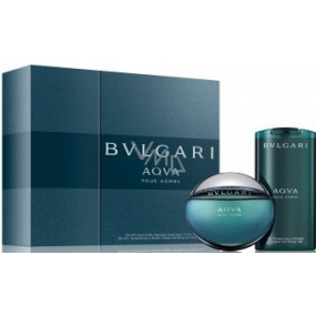 Bvlgari Aqva pour Homme toaletní voda 100 ml + sprchový gel 200 ml, dárková sada