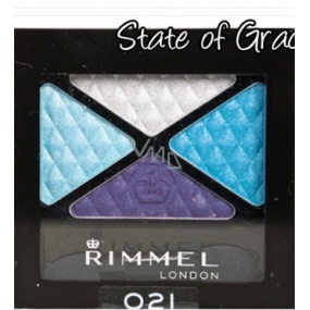 Rimmel London Glam Eyes quad oční stíny 021 State Of Grace 4 g