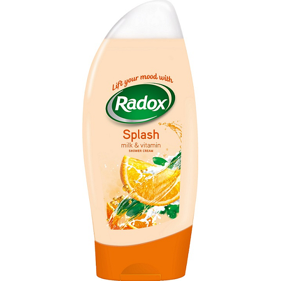 Radox Splash Milk & Vitamin krémový sprchový gel 250 ml