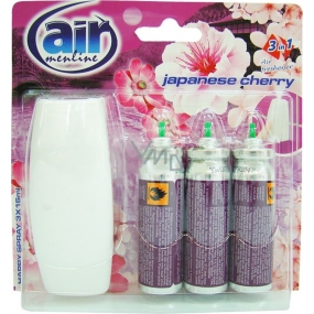 Air Menline Japanese Cherry Happy Osvěžovač vzduchu komplet + náplně 3 x 15 ml sprej