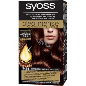 Syoss Oleo Intense Color barva na vlasy bez amoniaku 5-28 Sytý kaštan