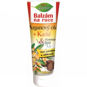 Bione Cosmetics Arganový olej & Karité & Koenzym Q10 balzám na ruce pro všechny typy pokožky 205 ml