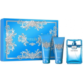 Versace Eau Fraiche Man toaletní voda 50 ml + sprchový gel 50 ml + balzám po holení 50 ml, dárková sada