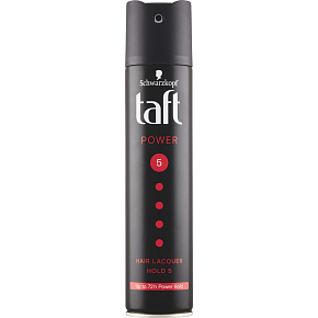 Taft Power, lak na vlasy mega silná fixace, síla fixace 5, 250 ml Taft Power, lak na vlasy mega silná fixace, síla fixace 5, 250 ml