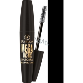 Dermacol Mega Lashes Dramatic Look řasenka 01 Black 13 ml