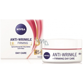 Nivea Anti-Wrinkle + Firming 45+ Zpevňující denní krém proti vráskám 50 ml