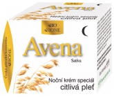 Bione Cosmetics Avena Sativa noční pleťový krém speciál pro citlivou a problematickou pleť 51 ml