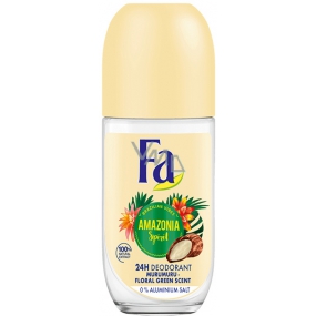 Fa Brazilian Vibes Amazonia Spirit kuličkový antiperspirant deodorant roll-on pro ženy 50 ml