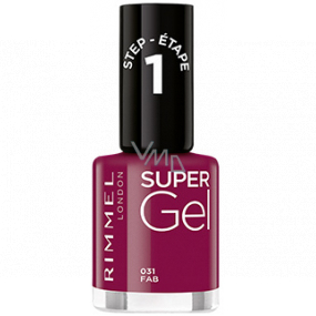 Rimmel London Super Gel lak na nehty 031 FAB 12 ml