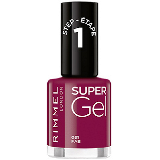 Rimmel London Super Gel lak na nehty 031 FAB 12 ml