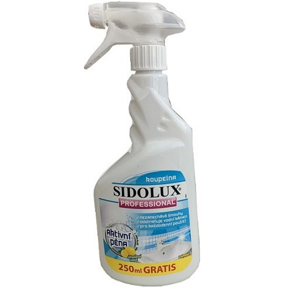 Sidolux Professional Koupelna čistič s aktivní pěnou rozprašovač 750 ml