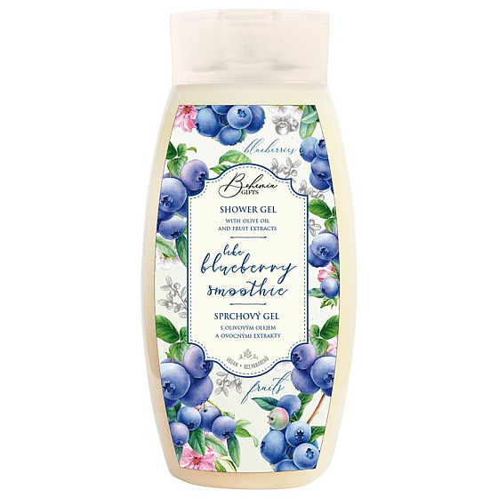 Bohemia Gifts Like Blueberry Smoothie krémový sprchový gel 250 ml