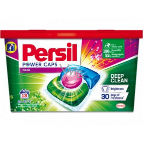 Persil Power Caps Color kapsle na praní barevného prádla 13 dávek 195 g