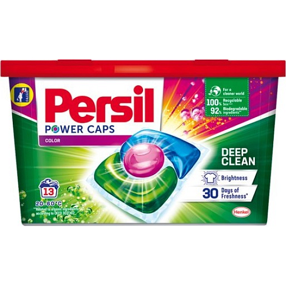 Persil Power Caps Color kapsle na praní barevného prádla 13 dávek 195 g