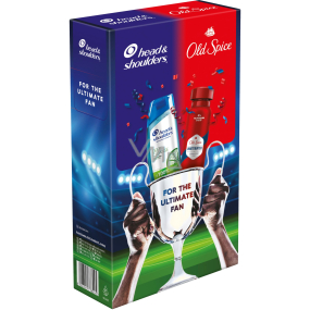 Old Spice Whitewater deodorant sprej 150 ml + Head&Shoulders Deep Cleanse Oil Control šampon na vlasy proti lupům 300 ml, kosmetická sada pro muže