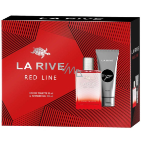 La Rive Red Line toaletní voda 90 ml + sprchový gel 100 ml, dárková sada pro muže