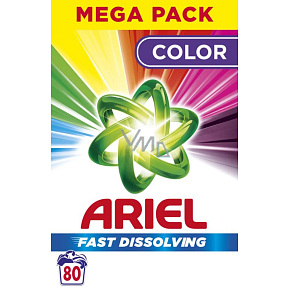 Ariel prací prášek Color 80 praní, 4,4 kg