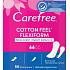 Carefree Cotton Flexiform slipové vložky, 56 ks