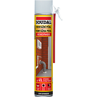 Soudal montážní pěna nízkoexpanzní trubičková, 750 ml