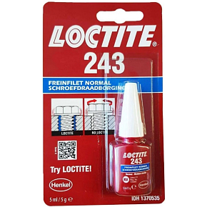 LOCTITE 243, Modrá, blistrová karta, 5ml