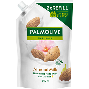 Palmolive Naturals Milk & Almond tekuté mýdlo náhradní náplň 500 ml Palmolive Naturals Milk & Almond tekuté mýdlo náhradní náplň 500 ml
