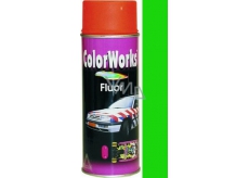 Color Works Fluor 918543 fosforově zelená nitrocelulózový lak 400 ml
