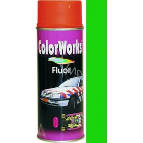 Color Works Fluor 918543 fosforově zelená nitrocelulózový lak 400 ml