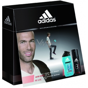 Adidas Action 3 Pro Level antiperspirant deodorant sprej pro muže 150 ml + sprchový gel 250 ml, kosmetická sada