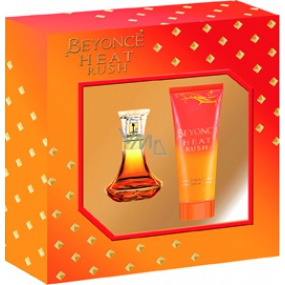 Beyoncé Heat Rush toaletní voda 30 ml + telové mléko 75 ml + sprchový gel 75 ml, dárková sada