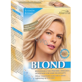 Joanna Blond Melír A Balayage melír na vlasy 6 tónů