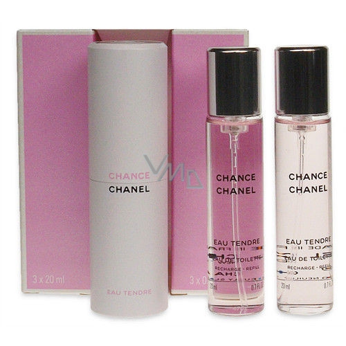 Chanel Chance Eau Tendre toaletní voda komplet pro ženy 3 x 20 ml - VMD  drogerie a parfumerie