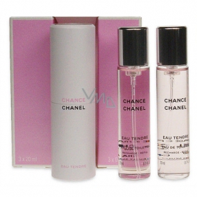 Chanel Chance Eau Tendre toaletní voda komplet pro ženy 3 x 20 ml