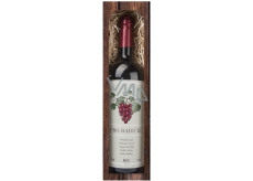Bohemia Gifts Merlot Pro babičku červené dárkové víno 750 ml
