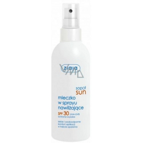 Ziaja Sun SPF 30 UVA+UVB voděodolné hydratační mléko na opalování 170 ml