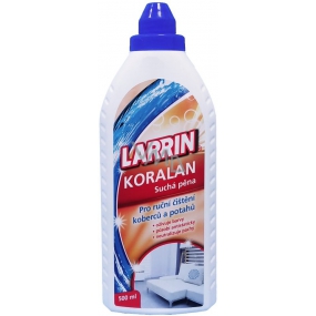 Larrin Koralan suchá pěna pro ruční čištění koberců a potahů 500 ml