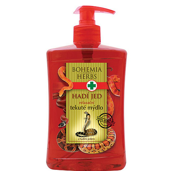 Bohemia Gifts Hadí jed tekuté mýdlo se syntetickým hadím jedem 500 ml