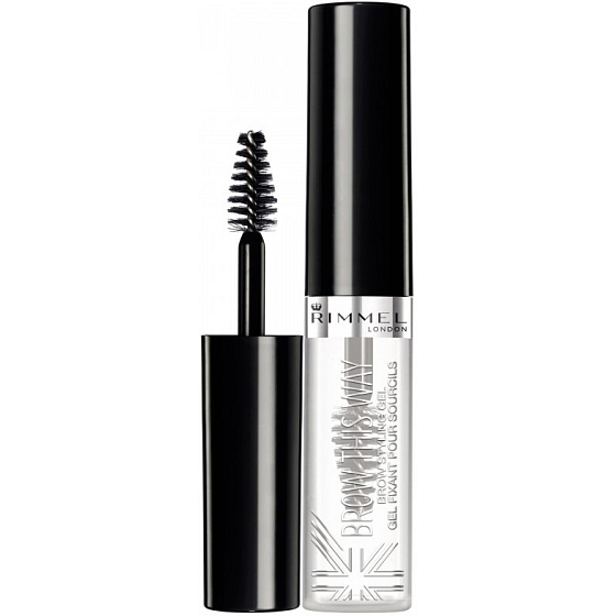 Rimmel London Brow This Way Brown Styling gelová řasenka pro úpravu obočí 004 Clear 5 ml