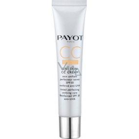 Payot Uni Skin CC Cream SPF30 sjednocující tónovací a zdokonalující krém 40 ml